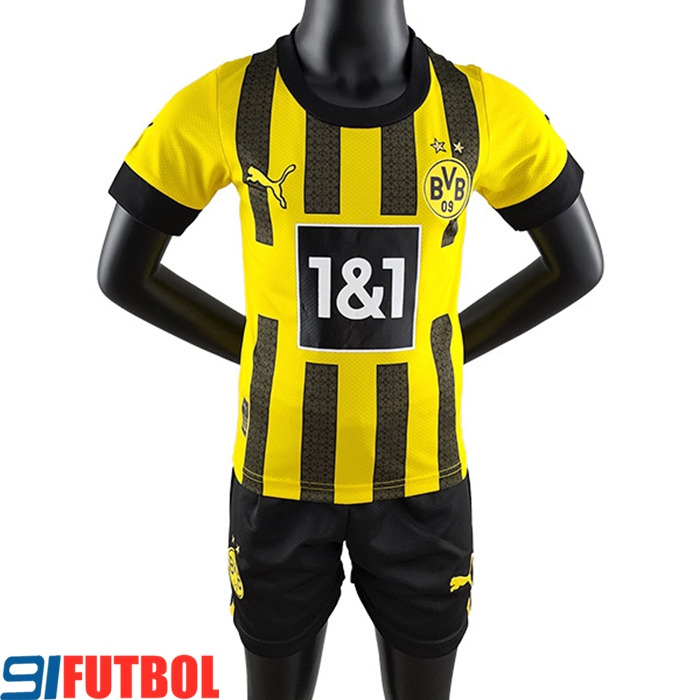 Camisetas De Futbol Dortmund Ninos Primera 2022/2023