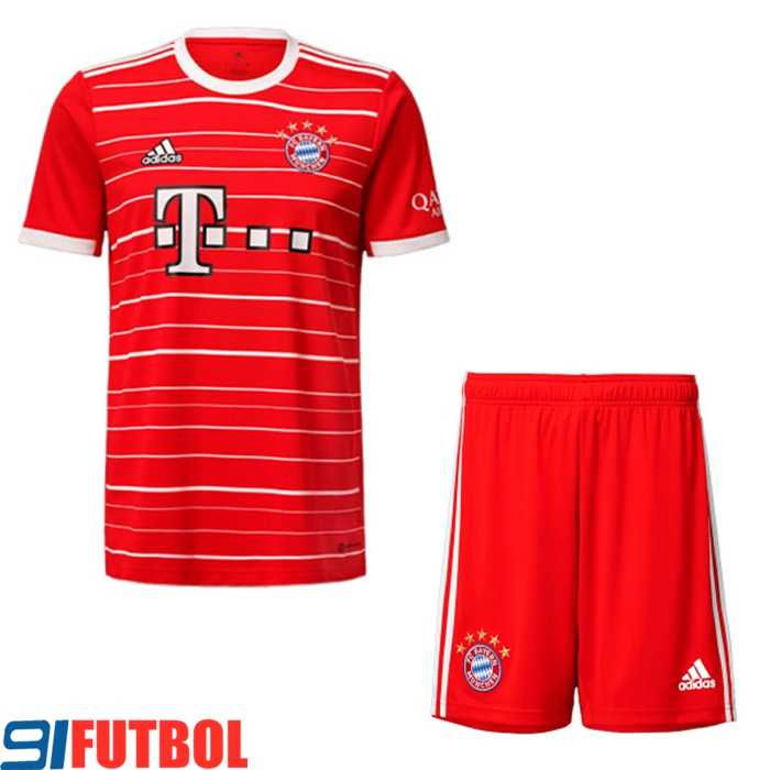 Camisetas De Futbol Bayern Munich Primera + Cortos 2022/2023