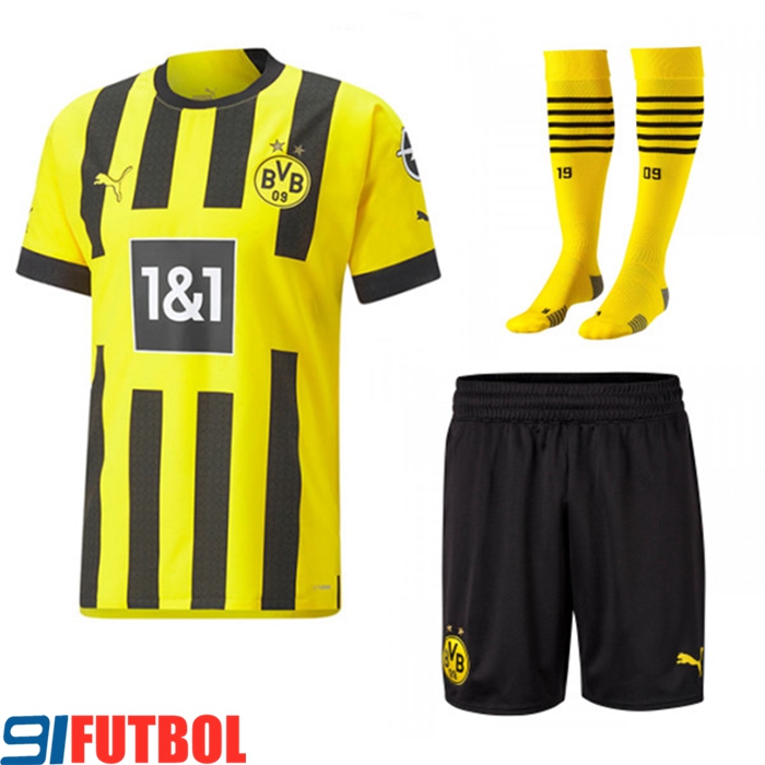 Camisetas De Futbol Dortmund BVB Primera (Cortos + Calcetines) 2022/2023