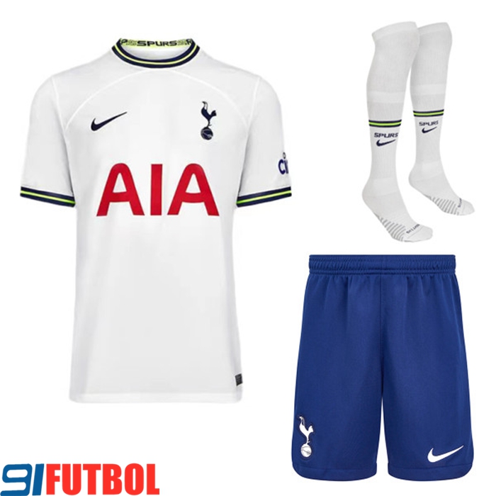 Camisetas De Futbol Tottenham Hotspurs Primera (Cortos + Calcetines) 2022/2023