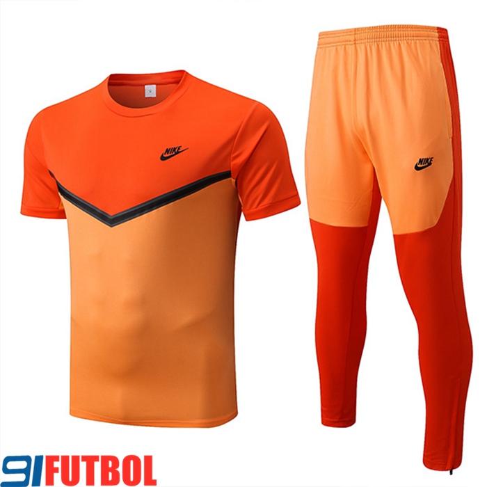Camiseta Entrenamiento + Pantalones Nike Naranja 2022/2023