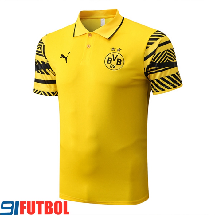 Camiseta Polo Dortmund BVB Amarillo 2022/2023