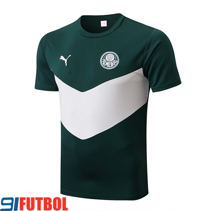 Camiseta Entrenamiento Palmeiras Verde/Blanco 2022/2023