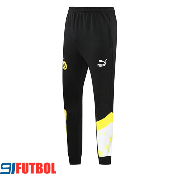 Pantalon Entrenamiento Dortmund Negro/Blanco 2022/2023