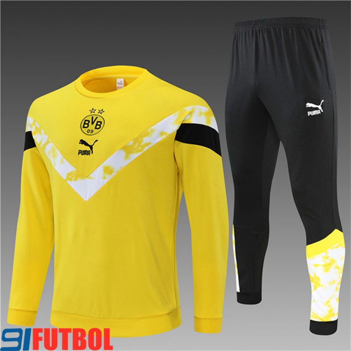 Chandal Equipos De Futbol Dortmund BVB Ninos Amarillo/Blanco 2022/2023