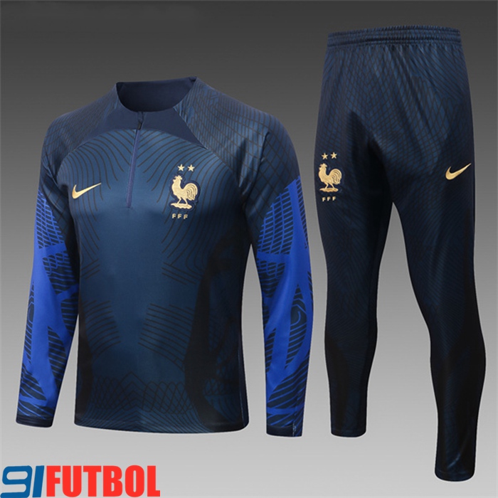 Chandal Equipos De Futbol Francia Ninos Azul marino 2022/2023
