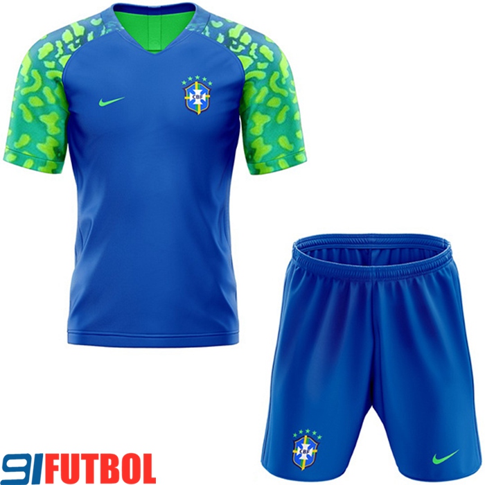 Camisetas De Futbol Brasil Ninos Segunda 2022/2023