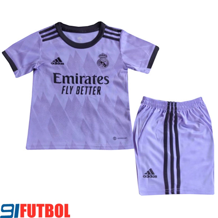 Camisetas De Futbol Real Madrid Ninos Segunda 2022/2023