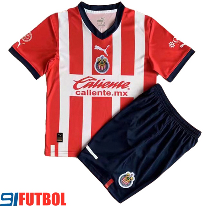 Camisetas De Futbol CD Guadalajara Ninos Primera 2022/2023