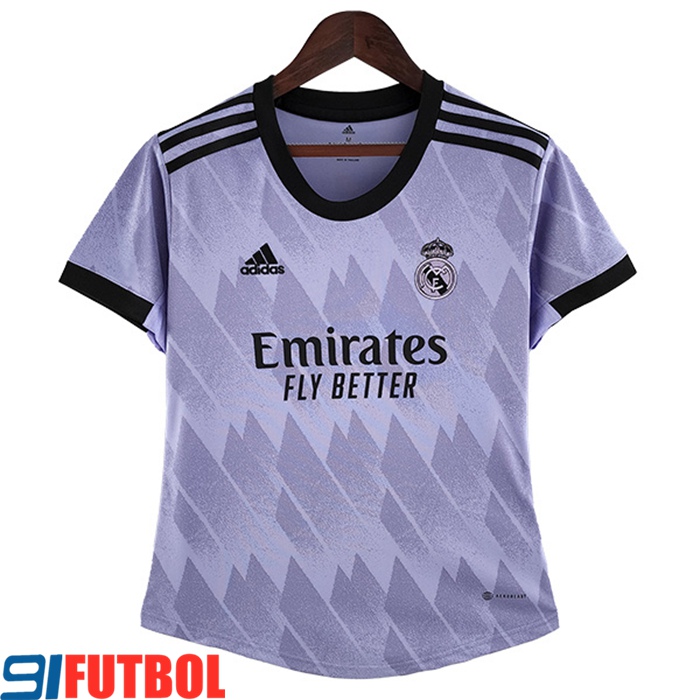 Camisetas De Futbol Real Madrid Mujer Segunda 2022/2023