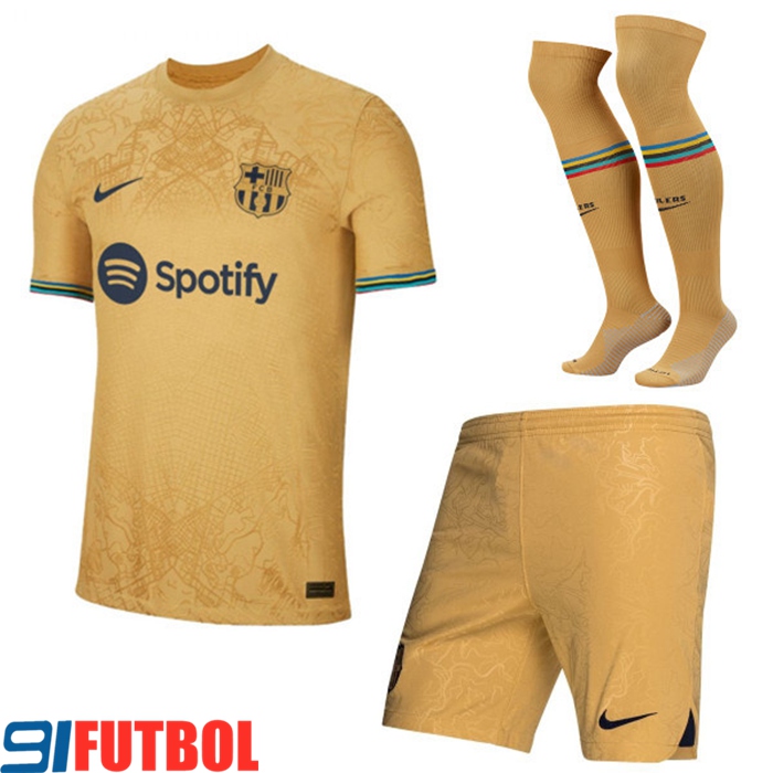 Camisetas De Futbol FC Barcelona Segunda (Shorts + Calcetines) 2022/2023
