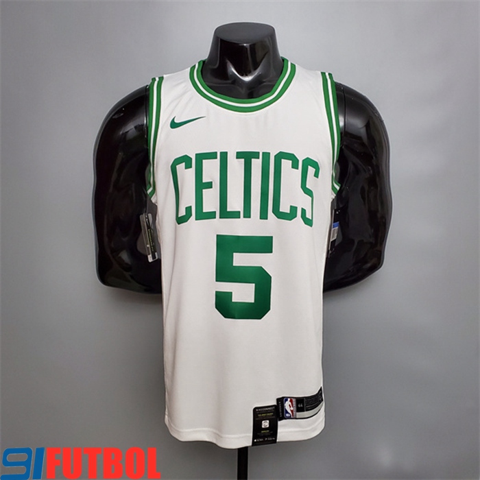 Camisetas Boston Celtics (Garnett #5) Blanco