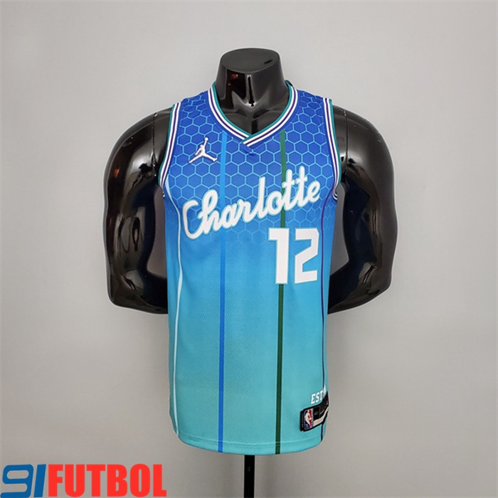 Camisetas Charlotte Hornets (Oubre jr.#12) 2022 Azul City Edition