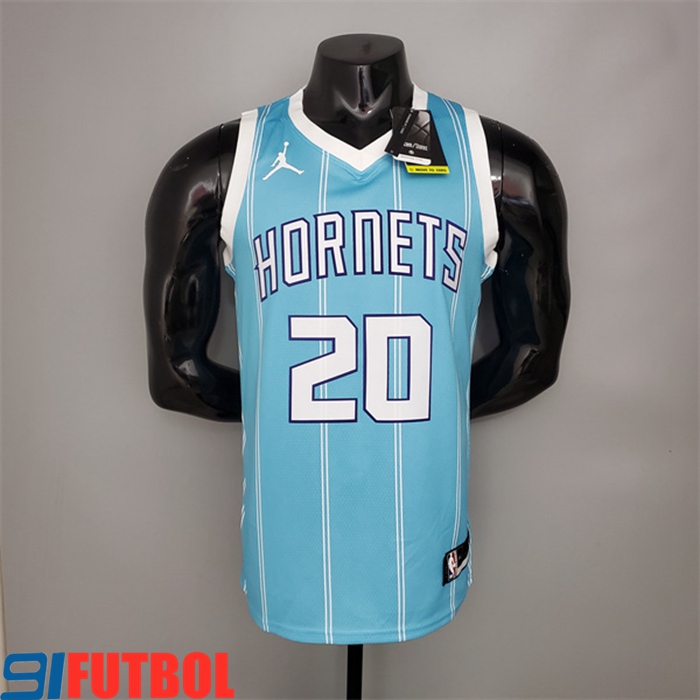 Nueva Camisetas Charlotte Hornets (Hayward #20) Azul