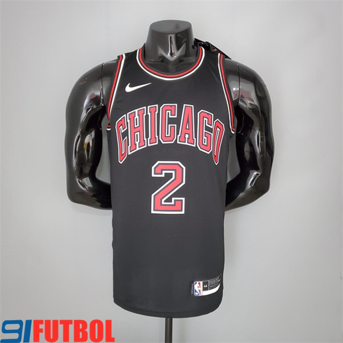 Camisetas Chicago Bulls (Ball #2) Negro