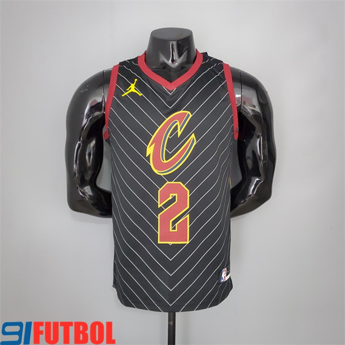 Camisetas Cleveland Cavaliers (Irving #2) 2021 Negro Jordan Theme Limited Edition