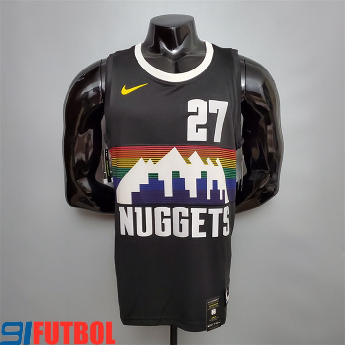 Camisetas Denver Nuggets (Murray #27) Negro City Edition