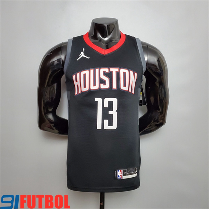 Camisetas Houston Rockets (Harden #13) Negro Jordan Theme Limited City Edition