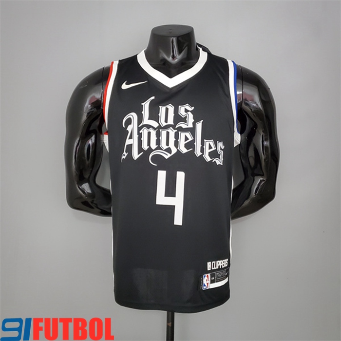 Camisetas Los Angeles Clippers (Rondo #4) Negro