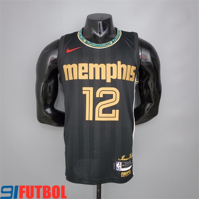 Camisetas Memphis Grizzlies (Orantt #12) Negro City Edition