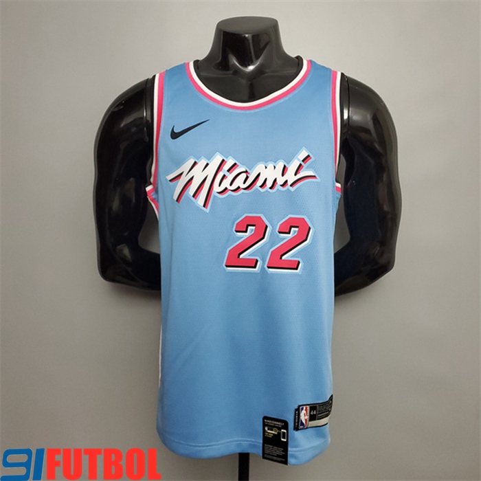 Camisetas Miami Heat (Butler #22) Azul