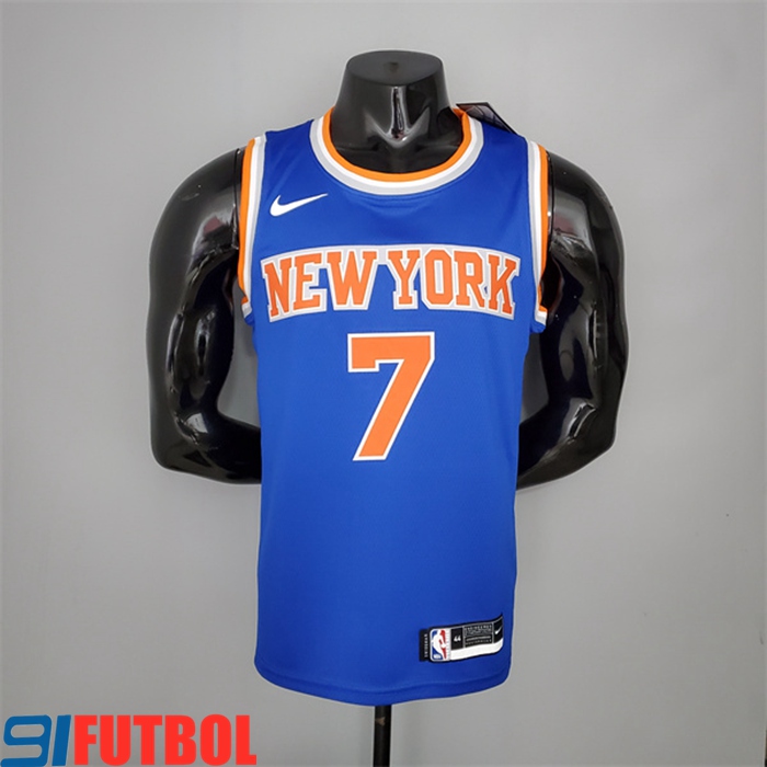 Camisetas New York Knicks (Anthony #7) 2021 Azul