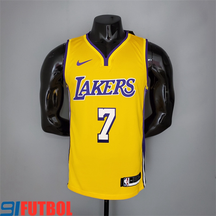 Camisetas Los Angeles Lakers (Anthony #7) Amarillo