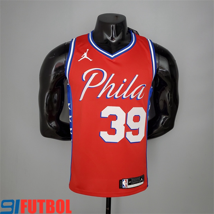 Camisetas Philadelphia 76ers (Howard #39) 2021 Rojo Jordan Themed