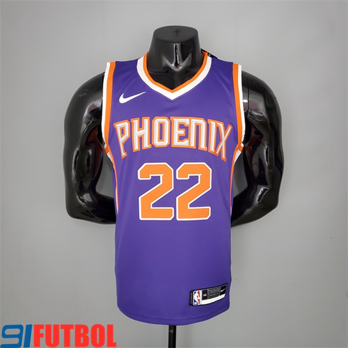 Camisetas Phoenix Suns (Ayton #22) Púrpura