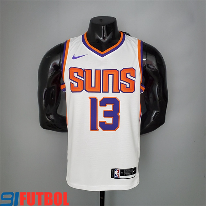 Camisetas Phoenix Suns (Nash #13) Blanco