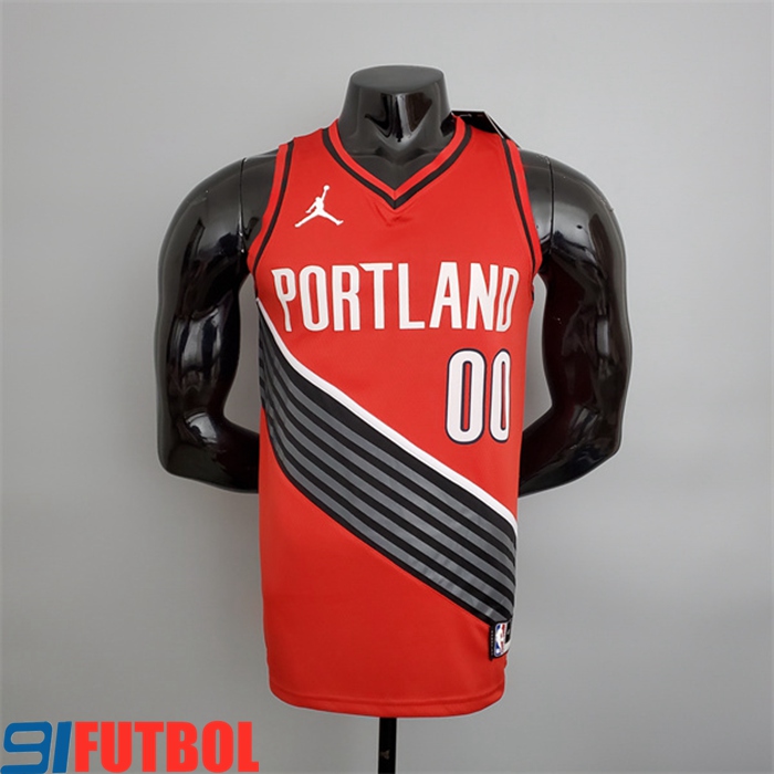 Camisetas Portland Trail Blazers (Anthony #00) Rojo Jordan Style