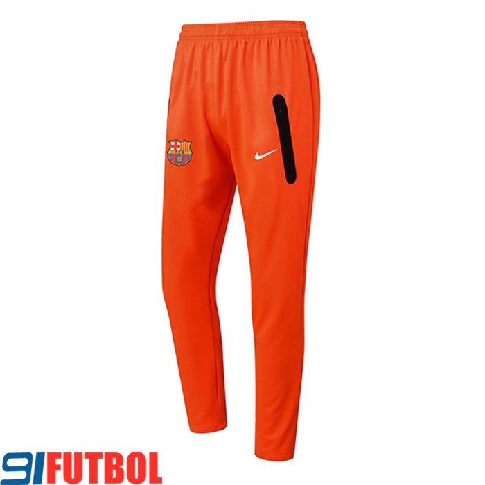 Pantalon Entrenamiento FC Barcelona Naranja 2022/2023