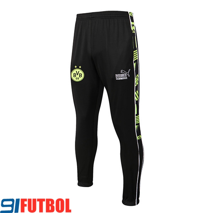 Pantalon Entrenamiento Dortmund Negro/Amarillo 2022/2023