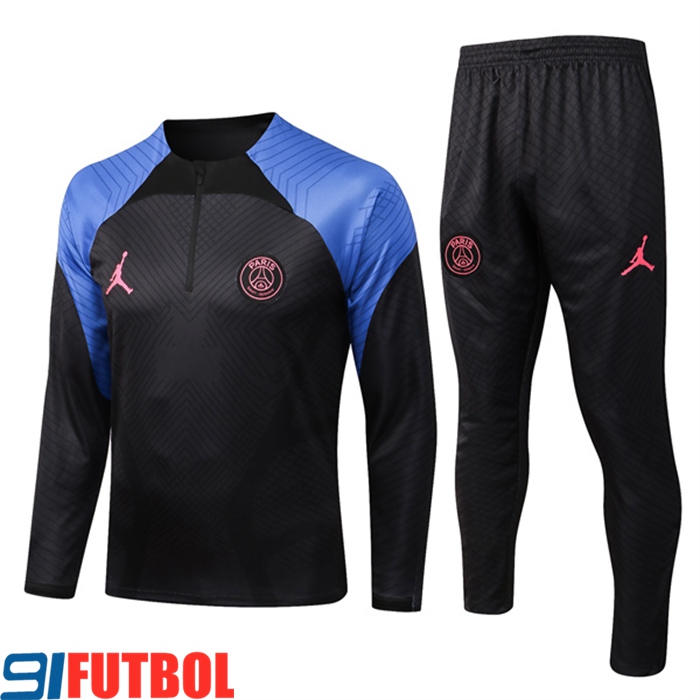 Chandal Equipos De Futbol Jordan PSG Negro/Azul 2022/2023