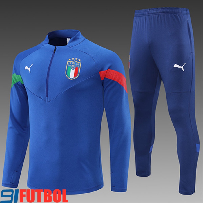 Chandal Equipos De Futbol Italia Ninos Azul 2022/2023