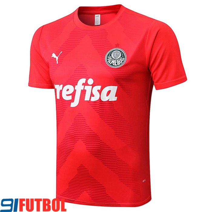 Camiseta Entrenamiento Palmeiras Rojo 2022/2023