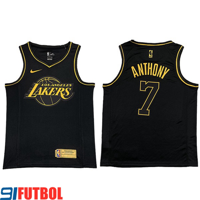 Camisetas Los Angeles Lakers (ANTHONY #7) Negro