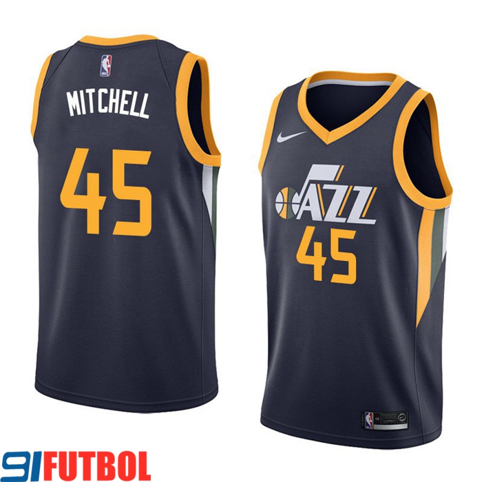 Camisetas Utah Jazz (MITCHELL #45) Negro