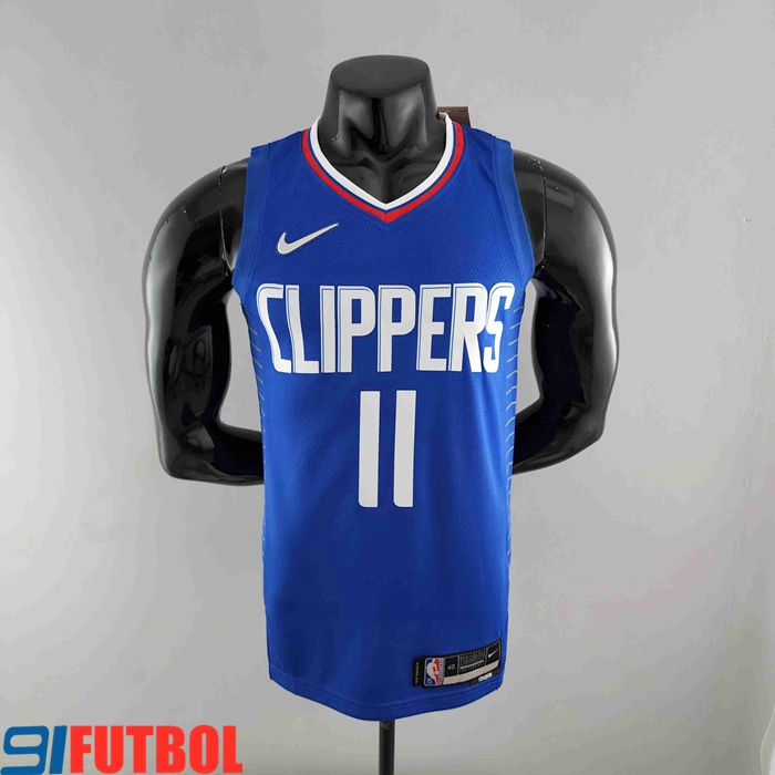 Camisetas Los Angeles Clippers (WALL #11) Azul 75th Anniversary