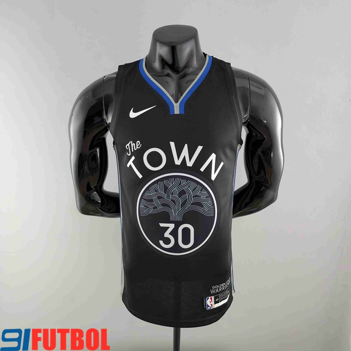 Camisetas Golden State Warriors (CURRY #30) 2020 Negro City Edition