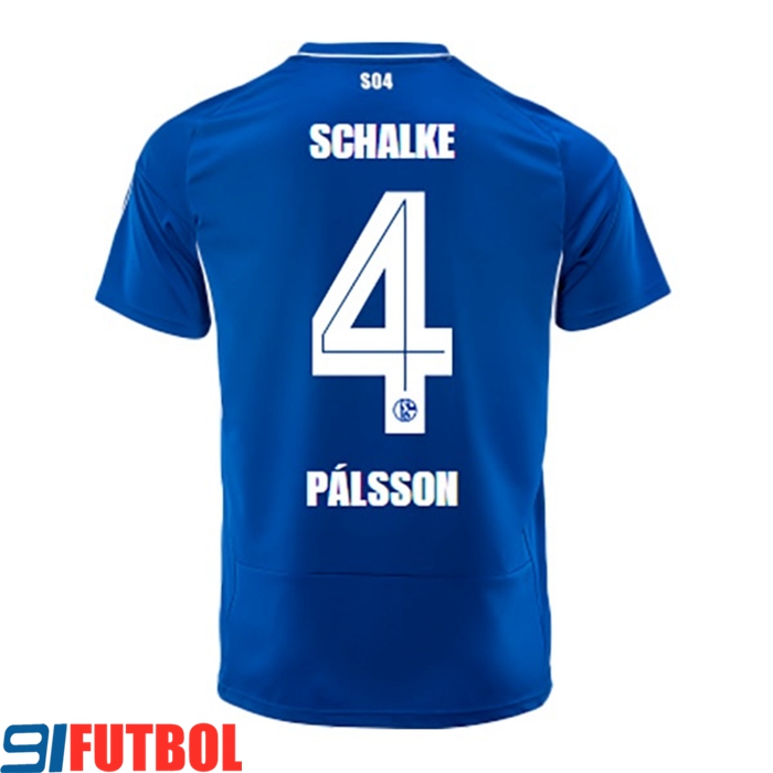 Camisetas De Futbol Schalke 04 (PÁLSSON #4) 2022/23 Primera