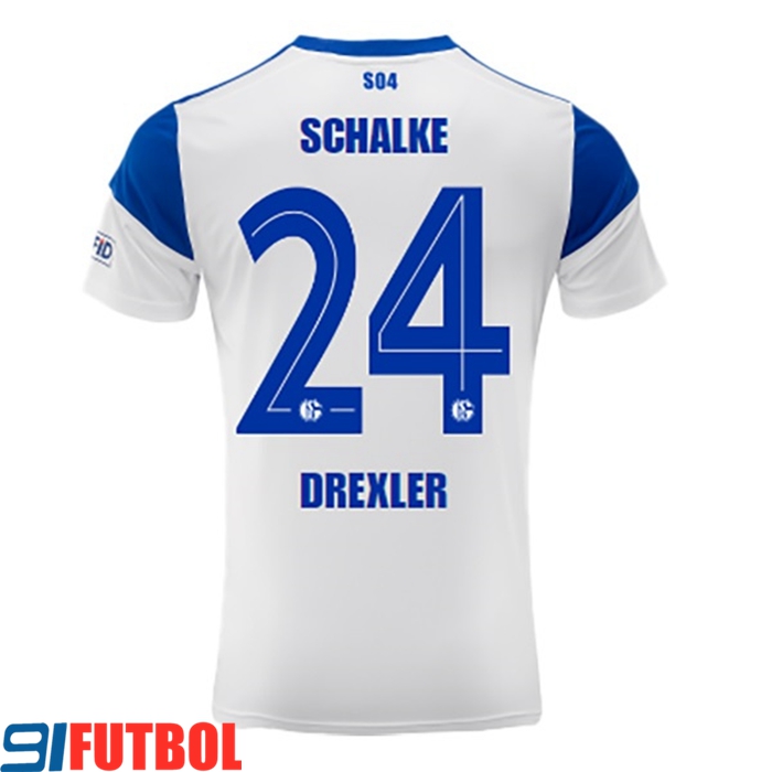 Camisetas De Futbol Schalke 04 (DREXLER #24) 2022/23 Segunda