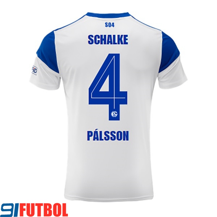 Camisetas De Futbol Schalke 04 (PÁLSSON #4) 2022/23 Segunda