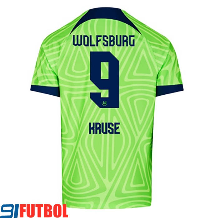Camisetas De Futbol Vfl Wolfsburg (KRUSE #9) 2022/23 Primera