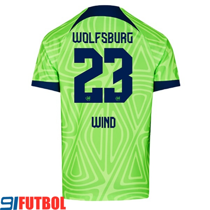 Camisetas De Futbol Vfl Wolfsburg (WIND #23) 2022/23 Primera