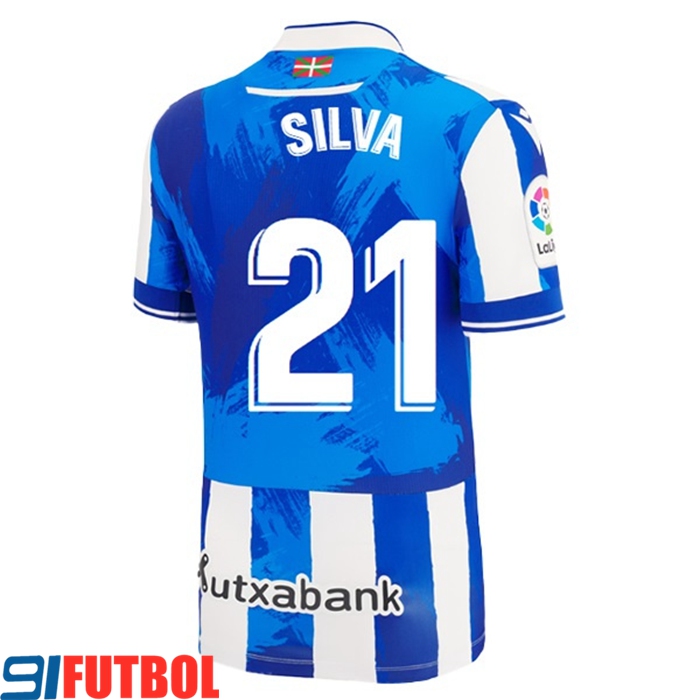 Camisetas De Futbol Real Sociedad (SILVA #21) 2022/23 Primera
