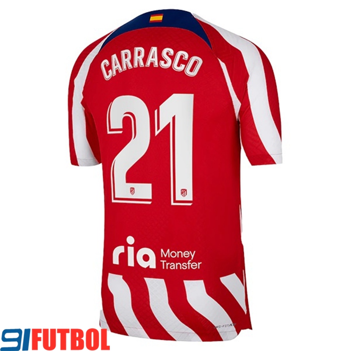 Camisetas De Futbol Atletico Madrid (CARRASCO #21) 2022/23 Primera
