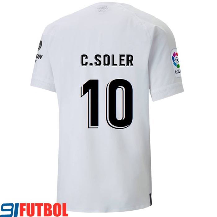 Camisetas De Futbol Valencia (C.SOLER #10) 2022/23 Primera