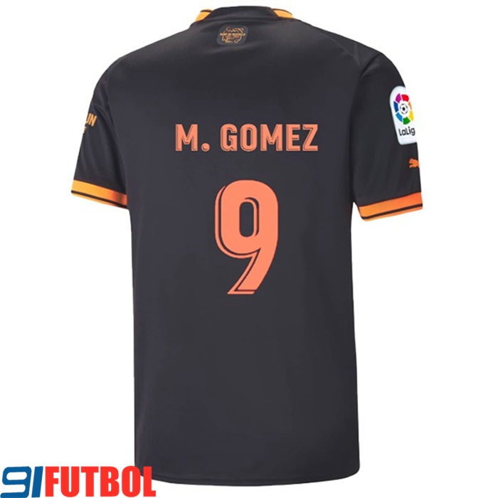 Camisetas De Futbol Valencia (M. GÓMEZ #9) 2022/23 Segunda