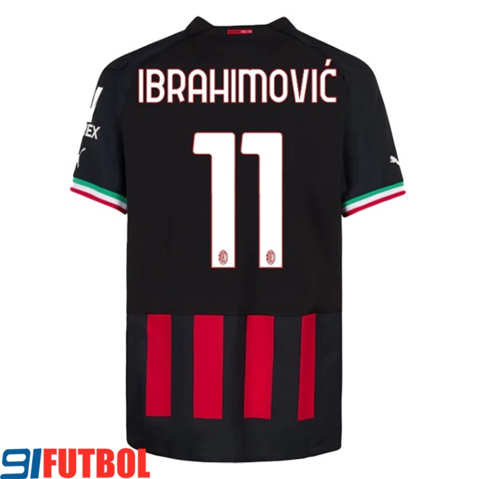 Camisetas De Futbol AC Milan (IBRAHIMOVIĆ #11) 2022/23 Primera